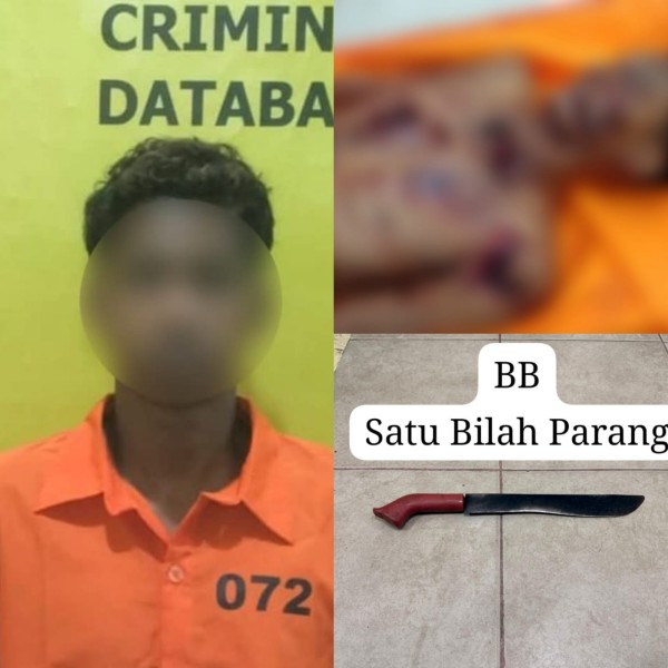Sadis! Pedagang di Bantan Tewas Ditebas Parang, Pelaku Remaja Positif Narkoba