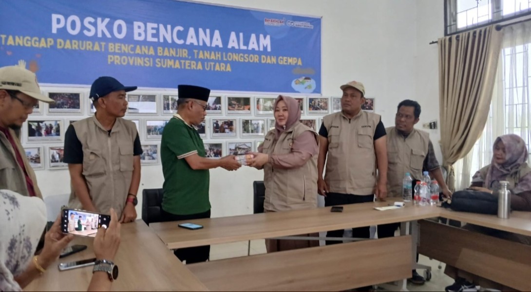 PGRI Bengkalis Salurkan Bantuan untuk Korban Bencana di Sumatera Utara