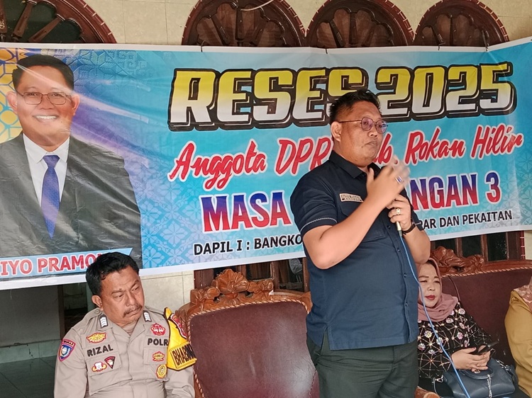 Reses Anggota DPRD Rokan Hilir Sutiyo Pramono Disambut Antusias Warga