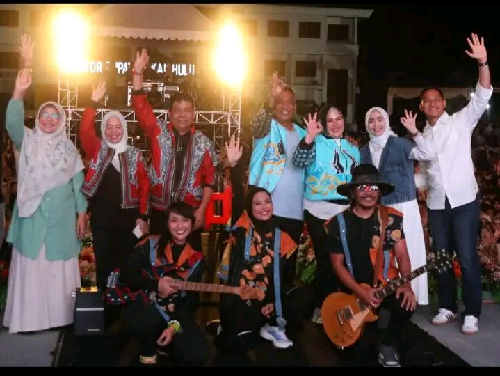 Bupati Pada Pesta Rakyat HUT Rohul ke-26