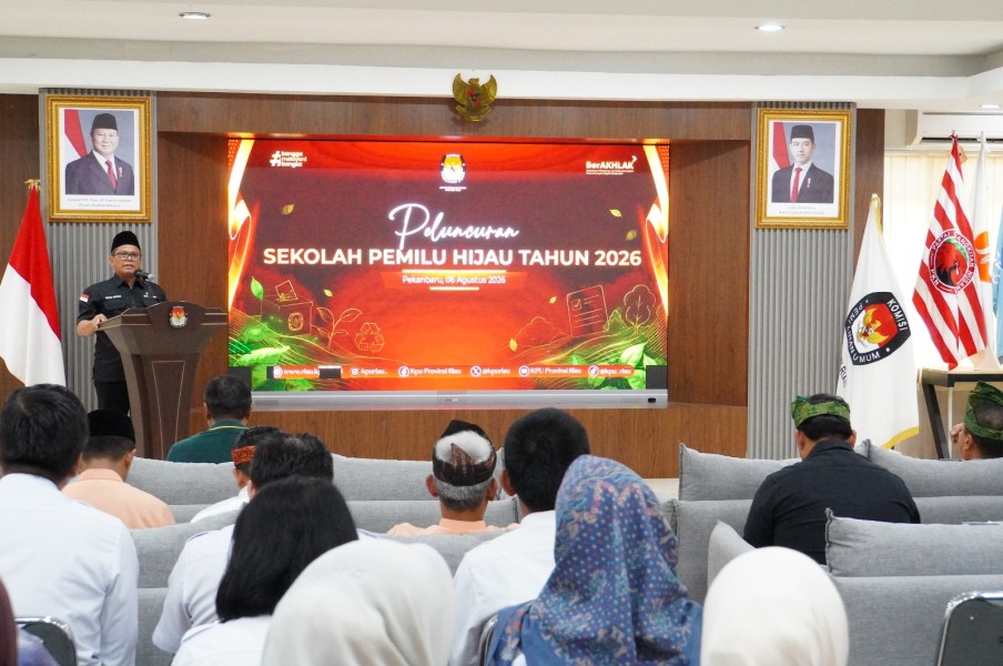 KPU Riau Luncurkan Sekolah Pemilu Hijau, Cetak Generasi Demokrasi Peduli Lingkungan