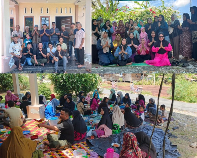 Kebersamaan Warga Gang Rukun Wonosari Barat,  Makan Bersama Sambut Ramadhan 1447 H