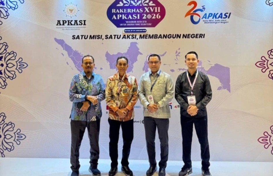 Hadiri Rakernas XVII APKASI di Batam, Sekda Rohil Fauzi Efrizal Dukung Perwujudan Asta Cita di Daerah