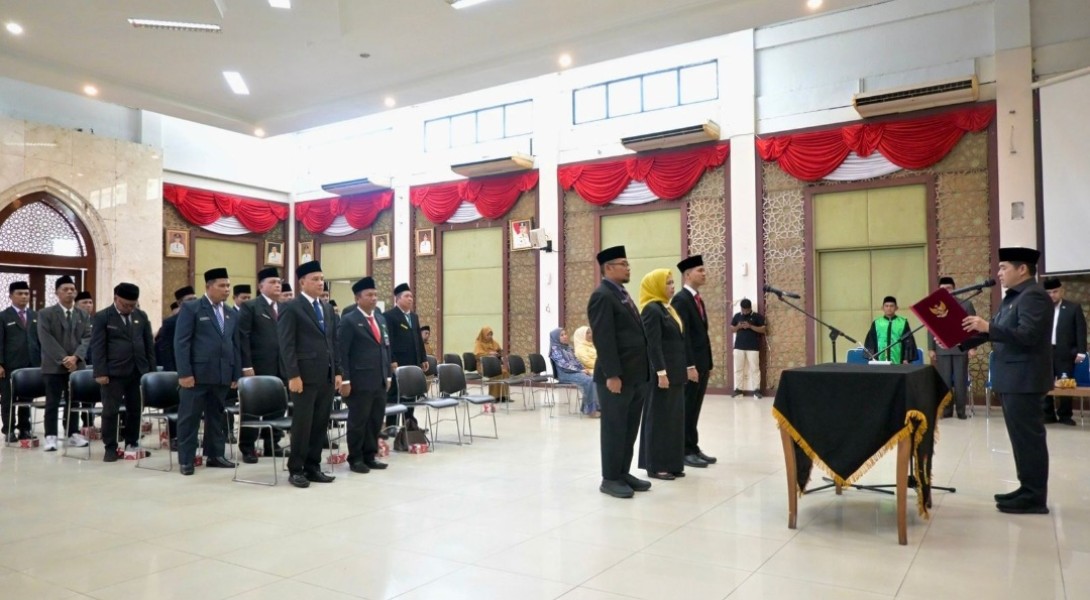 Pj Sekda Kampar, Lantik 26 Pejabat Administrator dan Pengawas