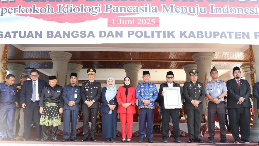 Wakil Bupati Rohul Pimpin Upacara Peringatan Hari Lahir Pancasila 2025
