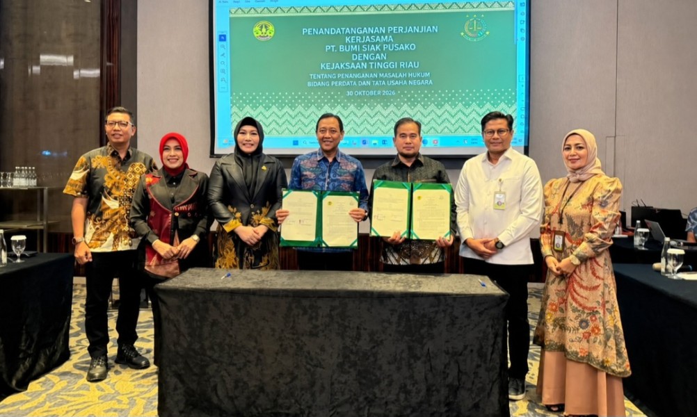 Perkuat Kepastian Hukum, BSP Tandatangani MoU Dengan Kehati Riau
