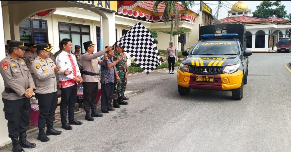 Polres Pelalawan Launching Pamapta, Kapolres John : Semangat Baru Untuk Melayani Masyarakat