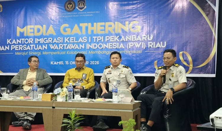 Media Gathering Imigrasi dengan PWI Riau Perkuat Sinergi untuk Pelayanan Lebih Baik
