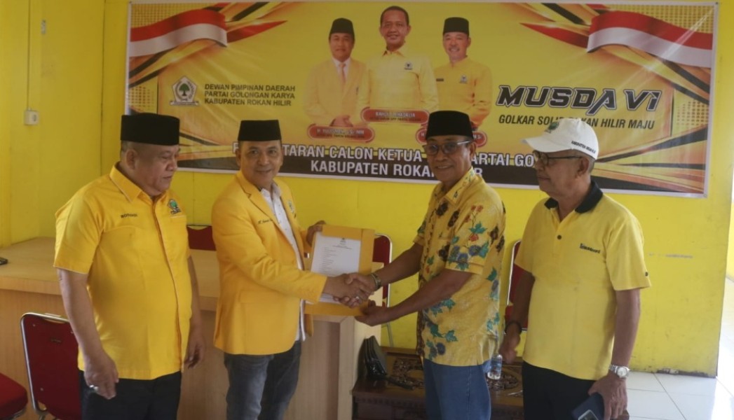 Bistamam Maju Ketua Golkar Rohil, Musda VI Segera Digelar