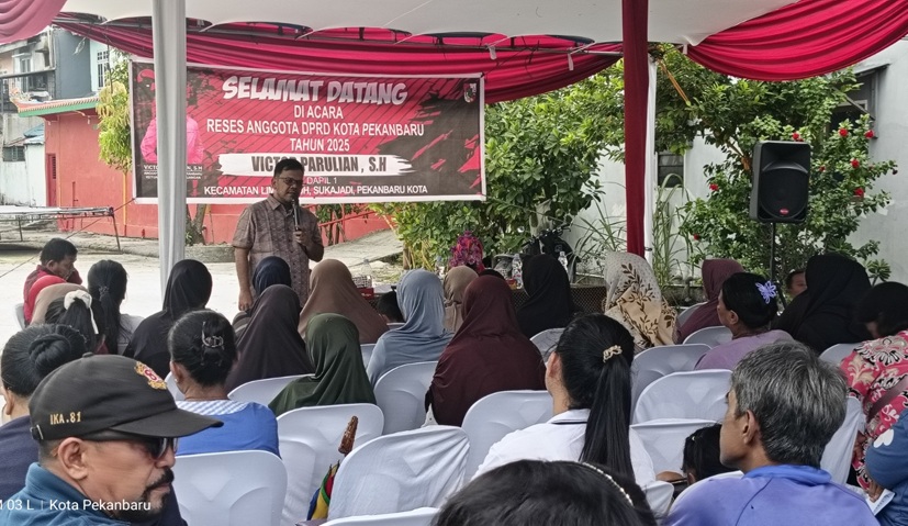 Reses Anggota DPRD  Pekanbaru Tahun 2025, Viktor Parulian Situmeang Dengar Langsung Keluhan Warga Tiga Kecamatan
