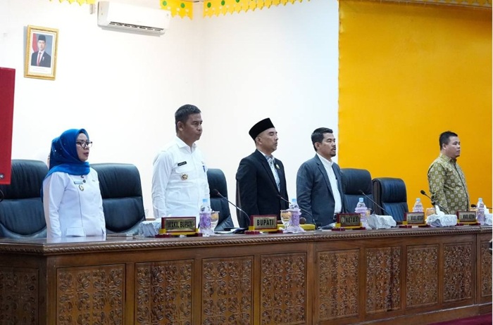 DPRD Kampar Gelar Rapat Paripurna LKPJ Kepala Daerah Tahun 2024
