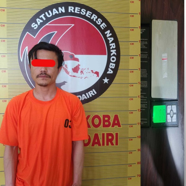 Miliki Narkotika Jenis Sabu, HS Oknum ASN di Tangkap Sat Narkoba Dairi