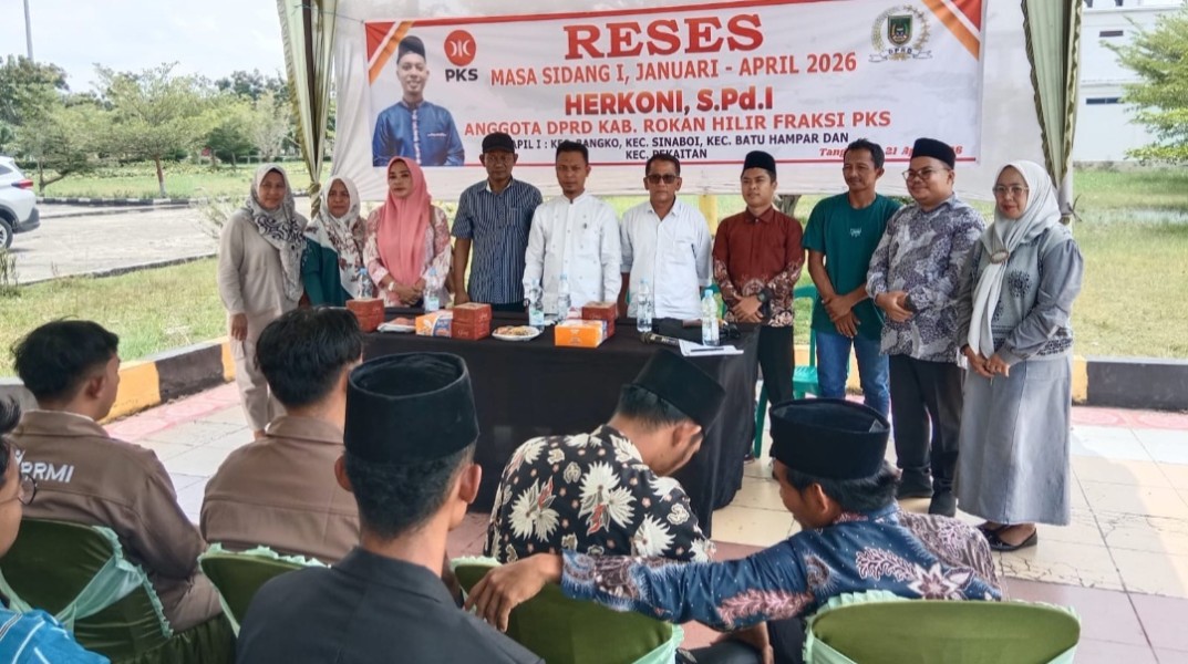 Reses Anggota DPRD Rohil Herkoni SPdi di Bagan Punak,  Alarm Bahaya Narkoba Menguat, Infrastruktur Jalan Mendesak Dibenahi