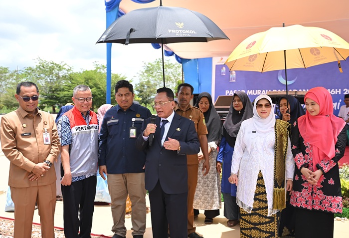 Siapkan 1000 Paket Sembako, Bupati Rohil Apresiasi Pasar Murah PT. PHR