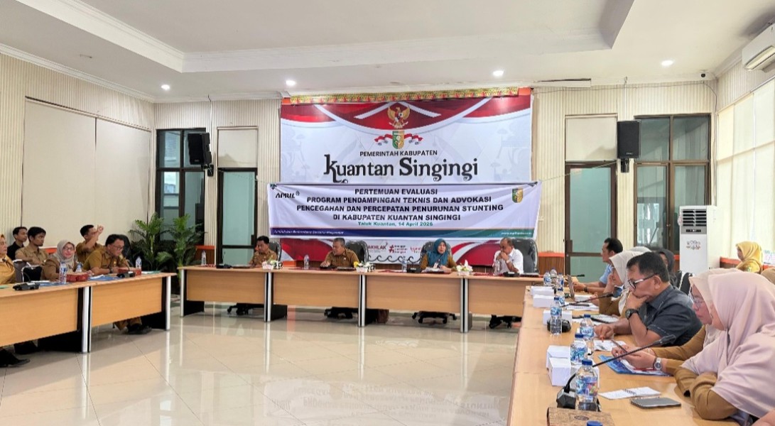 Gelar Evaluasi Program, RAPP Dukung Upaya Pemerintah Dalam Percepatan Penurunan Stunting di Kabupaten Kuantan Singingi