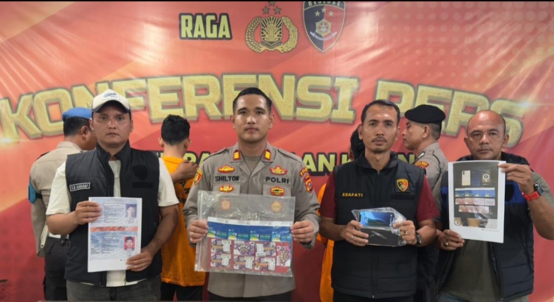 Polsek Pangkalan Kerinci Bongkar Jual Beli Kartu Perdana Ilegal Teregister, Dua Pelaku Ditangkap