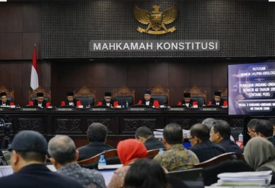 MK Pertegas Tameng Hukum Wartawan, Karya Jurnalistik Tidak Bisa Dijerat Pidana Maupun Perdata